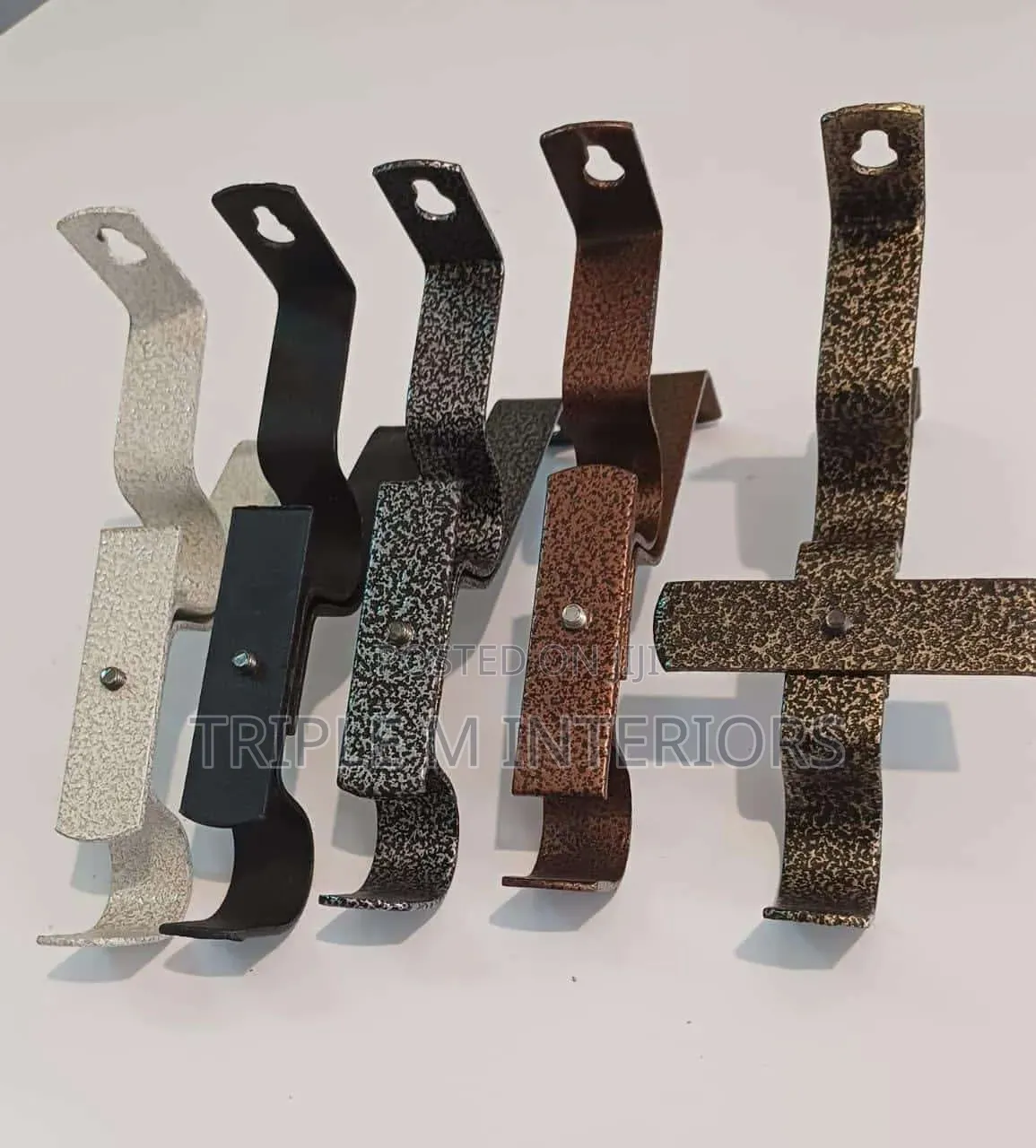 Premium Heavy Juakali Brackets and Curtains Rods