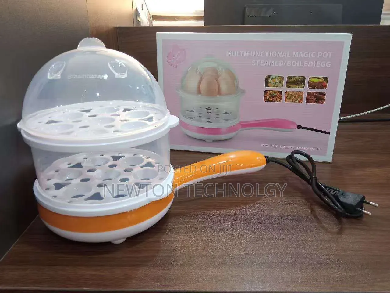 Egg Boiler Double With Handle