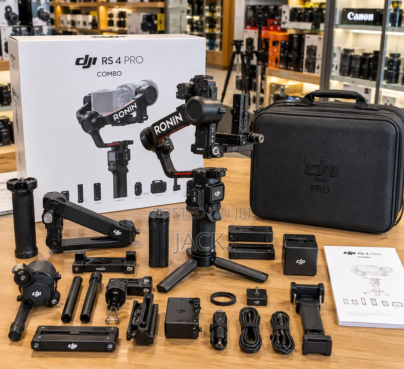 DJI RS 4 Pro Combo Camera Gimbal Stabilizer