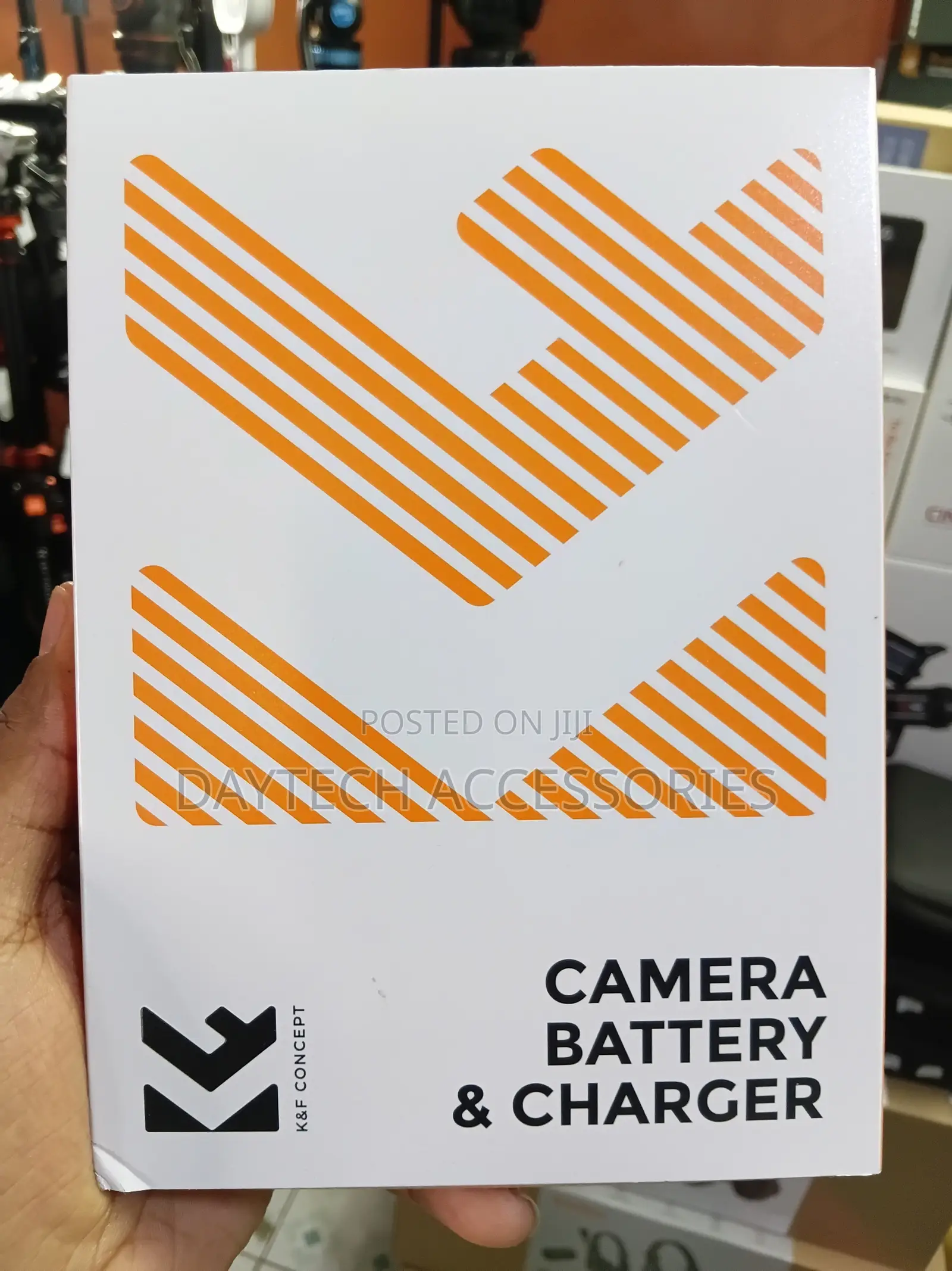 K F Concept LP-E6NH 3-Pack Replacement Battery and 3-Slot Charger.