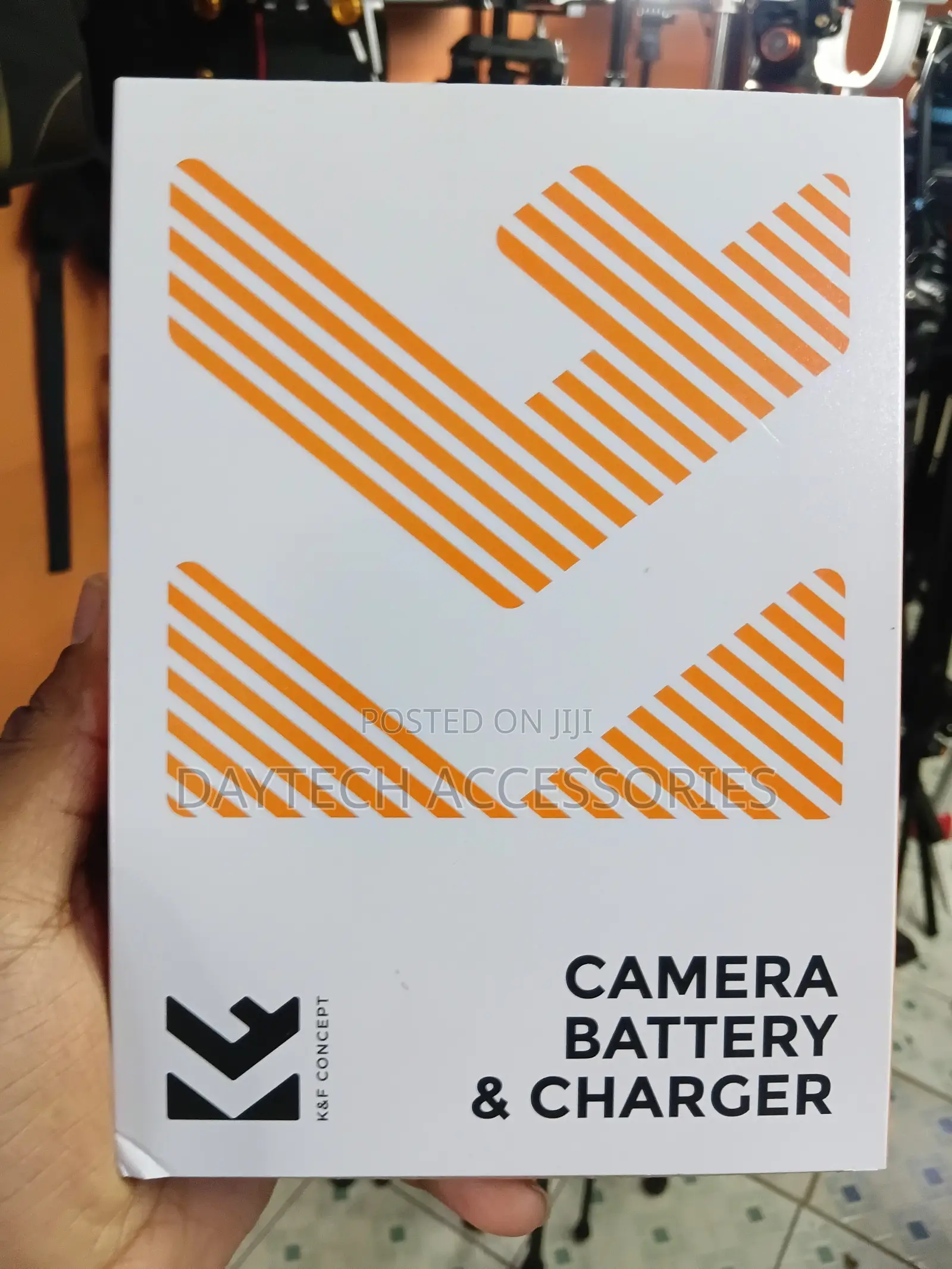 K F Concept LP-E6NH 3-Pack Replacement Battery and 3-Slot Charger.