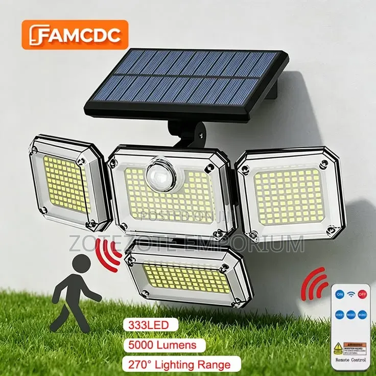 3 Head LED Motion Sensor Light