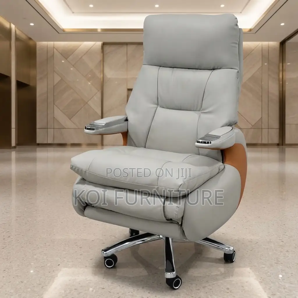 Office Chairs; High Backrest Leather Bosses Executive Seat