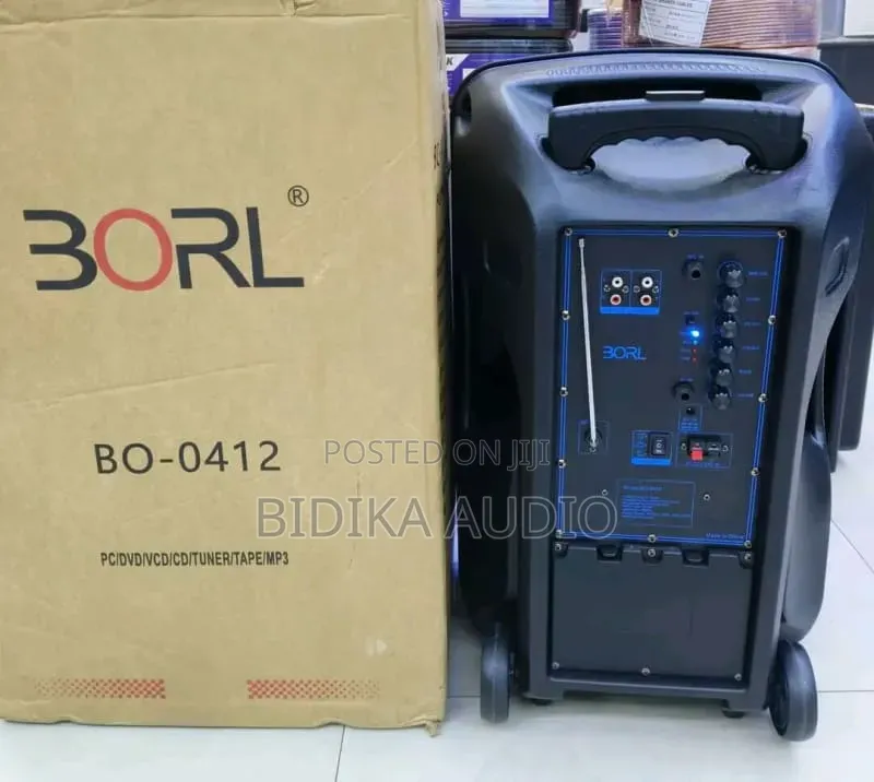 Borl Bo-0412 Portable PA Trolley Speaker