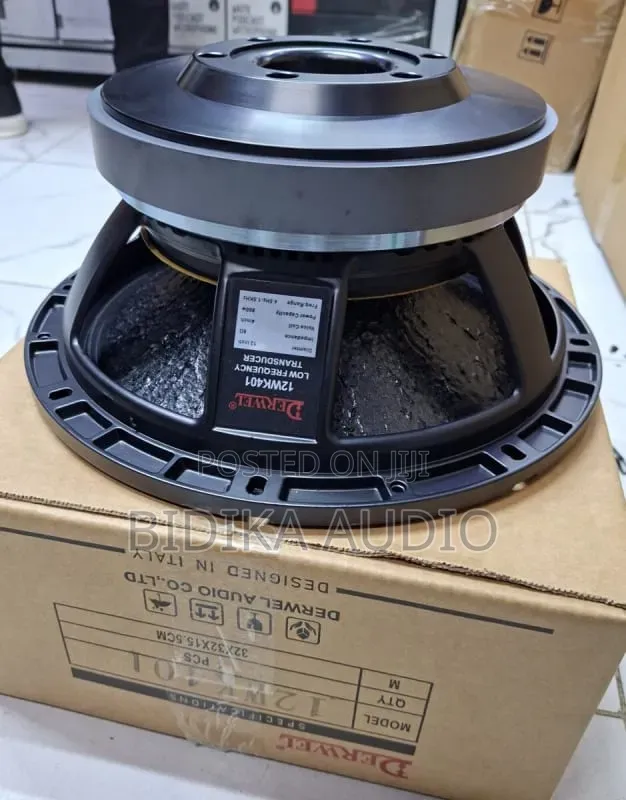 Derwel 12wk401 800w Pro Bass Speaker - Stage Ready
