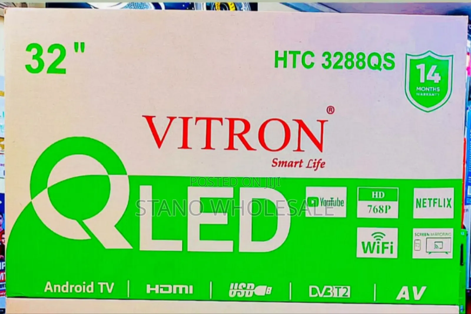 Vitron 32 Frameless Qled TV