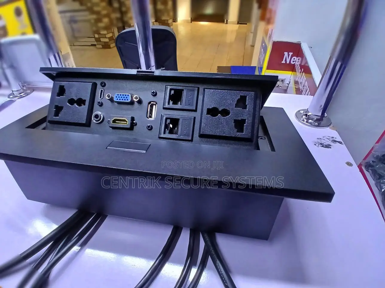 Table Patch Panel Pop Up Desktop Data and Socket Box Conference Table