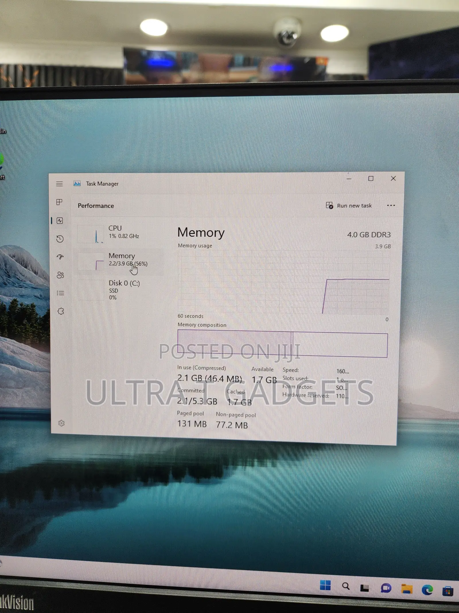 Desktop Computer Lenovo ThinkCentre M93p 4GB Intel Core i3 SSD 128GB