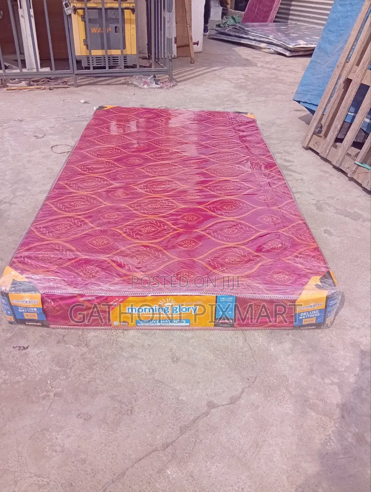 6 Inch Morning Glory Plain Mattress 3.5×6 Foam Bed Mattress