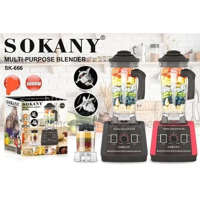 Sokany SK-666 Hot Sale 2.5L Professional 2 IN 1 Heavy Duty