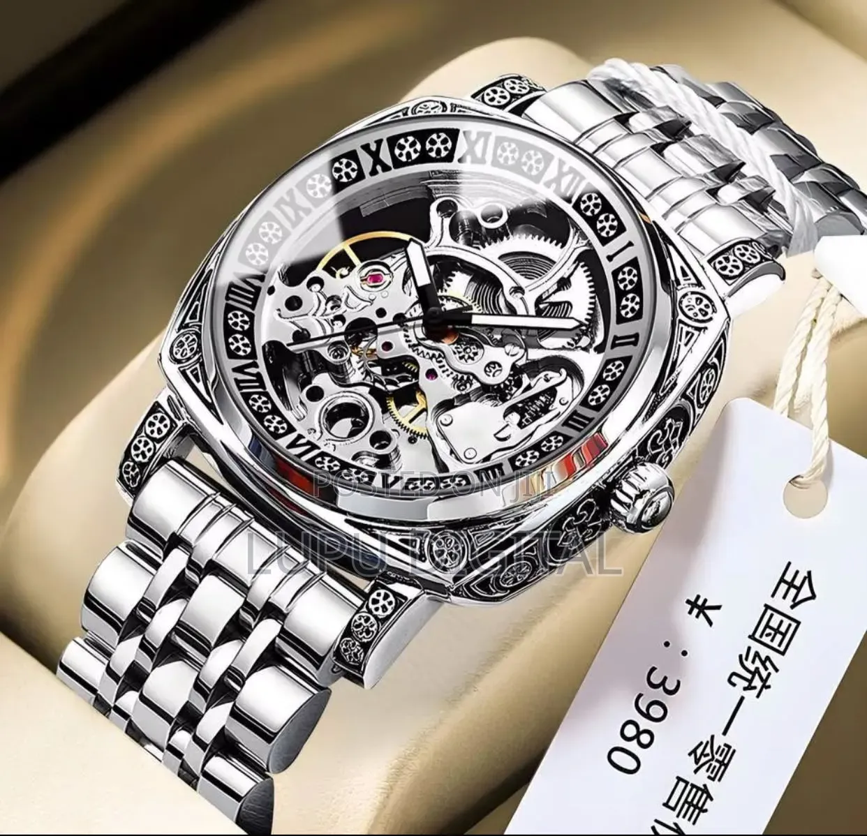 Tevise Automatic Skeleton Design Gents Watch