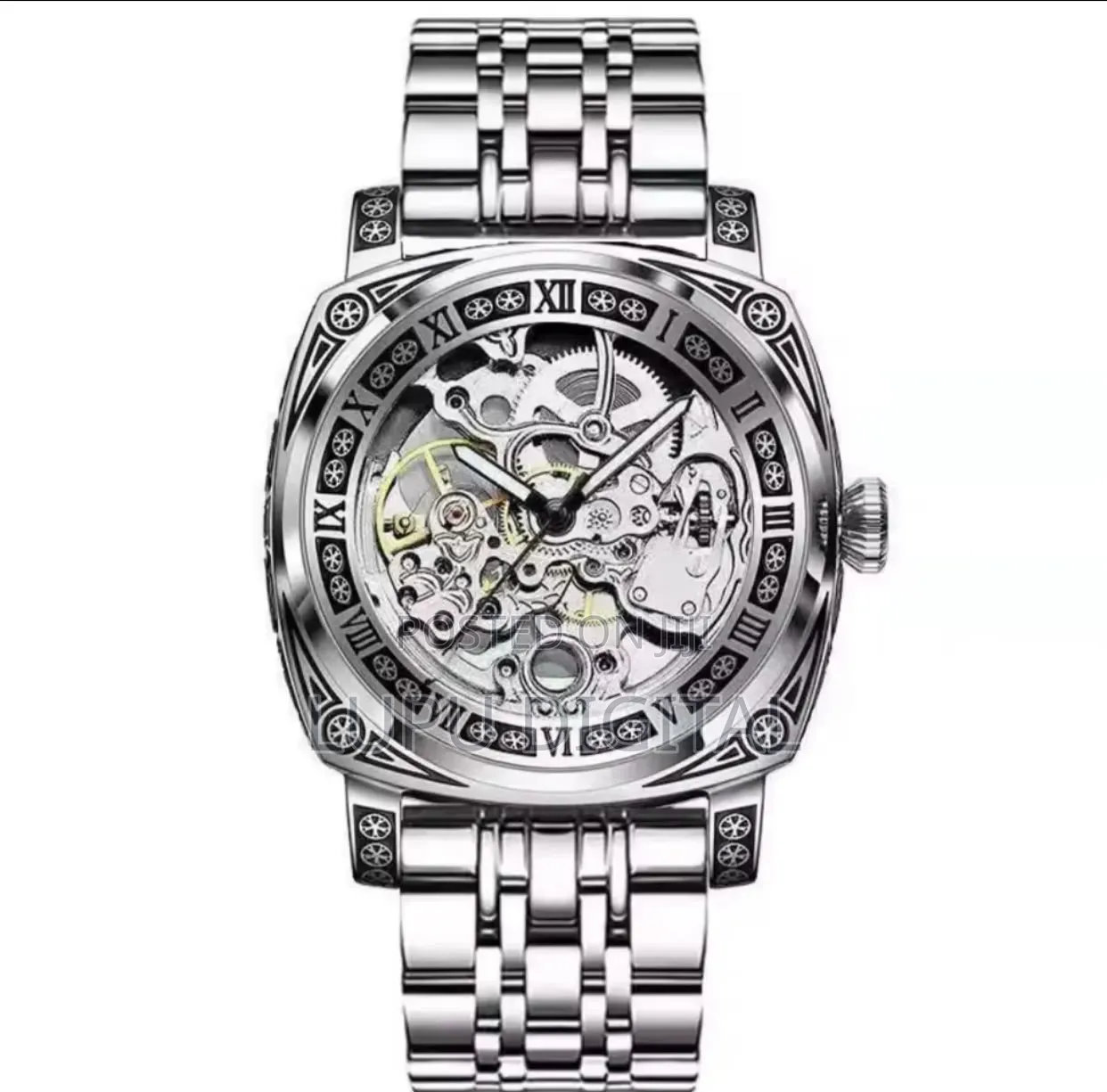 Tevise Automatic Skeleton Design Gents Watch