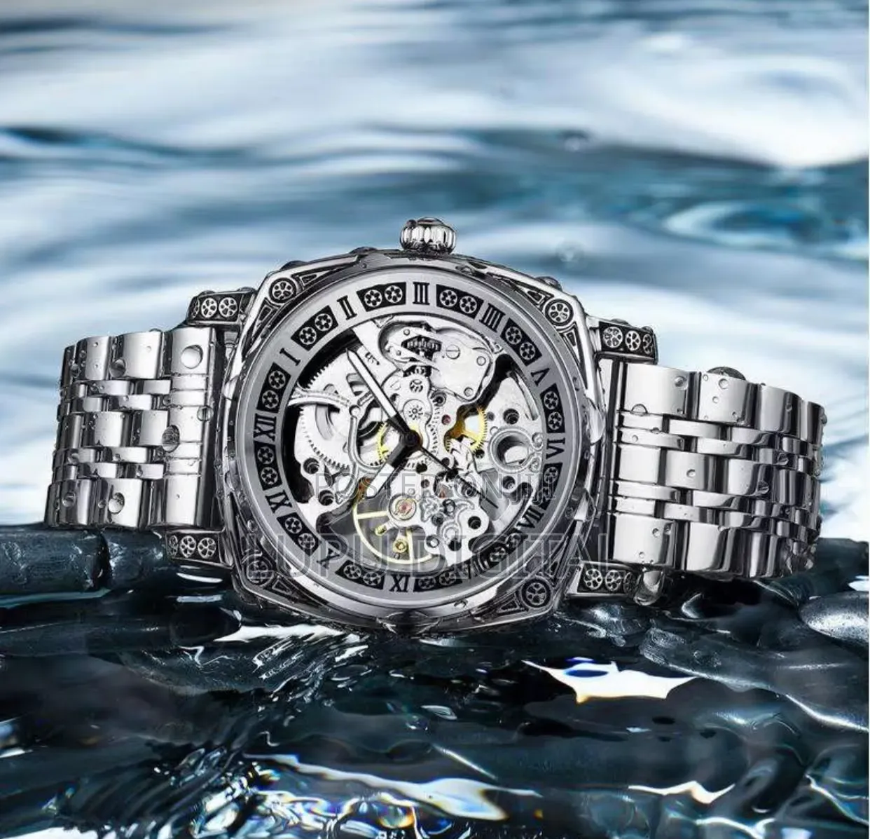 Tevise Automatic Skeleton Design Gents Watch
