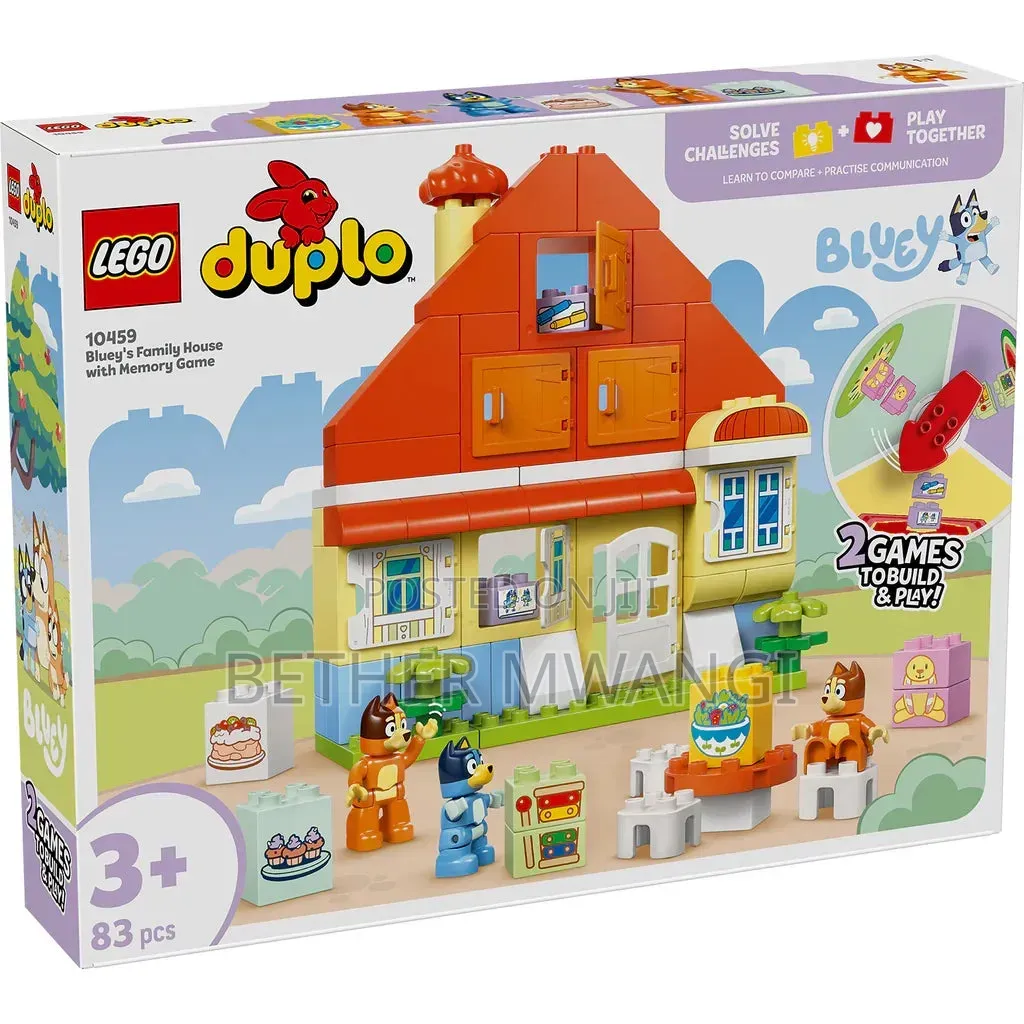 Duplo Bluey’s Family House With Memory Game in Kenya