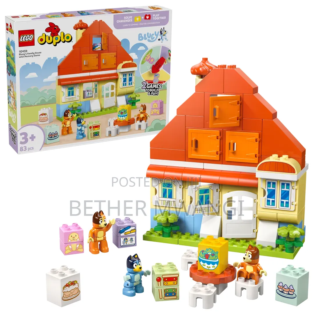 Duplo Bluey’s Family House With Memory Game in Kenya
