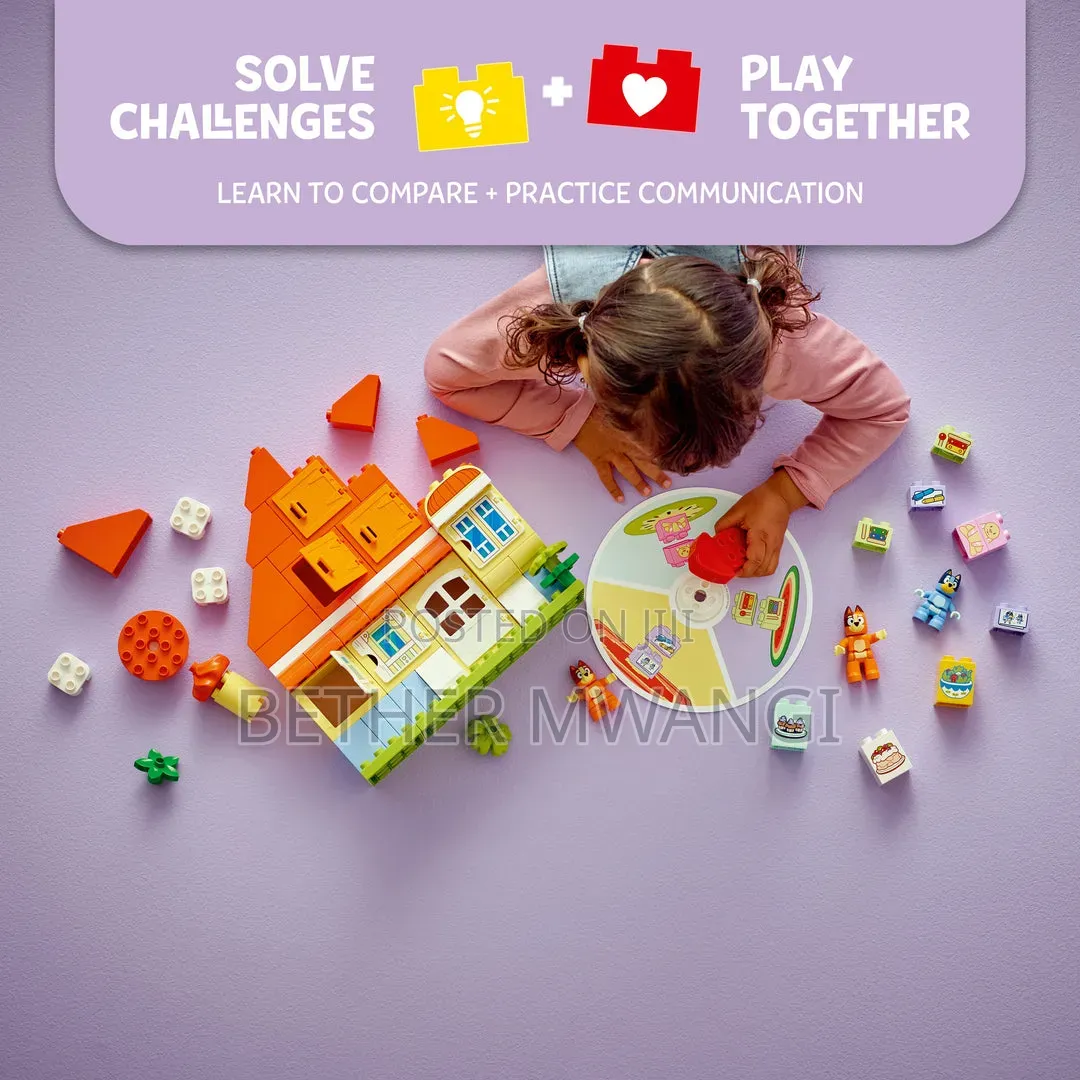 Duplo Bluey’s Family House With Memory Game in Kenya