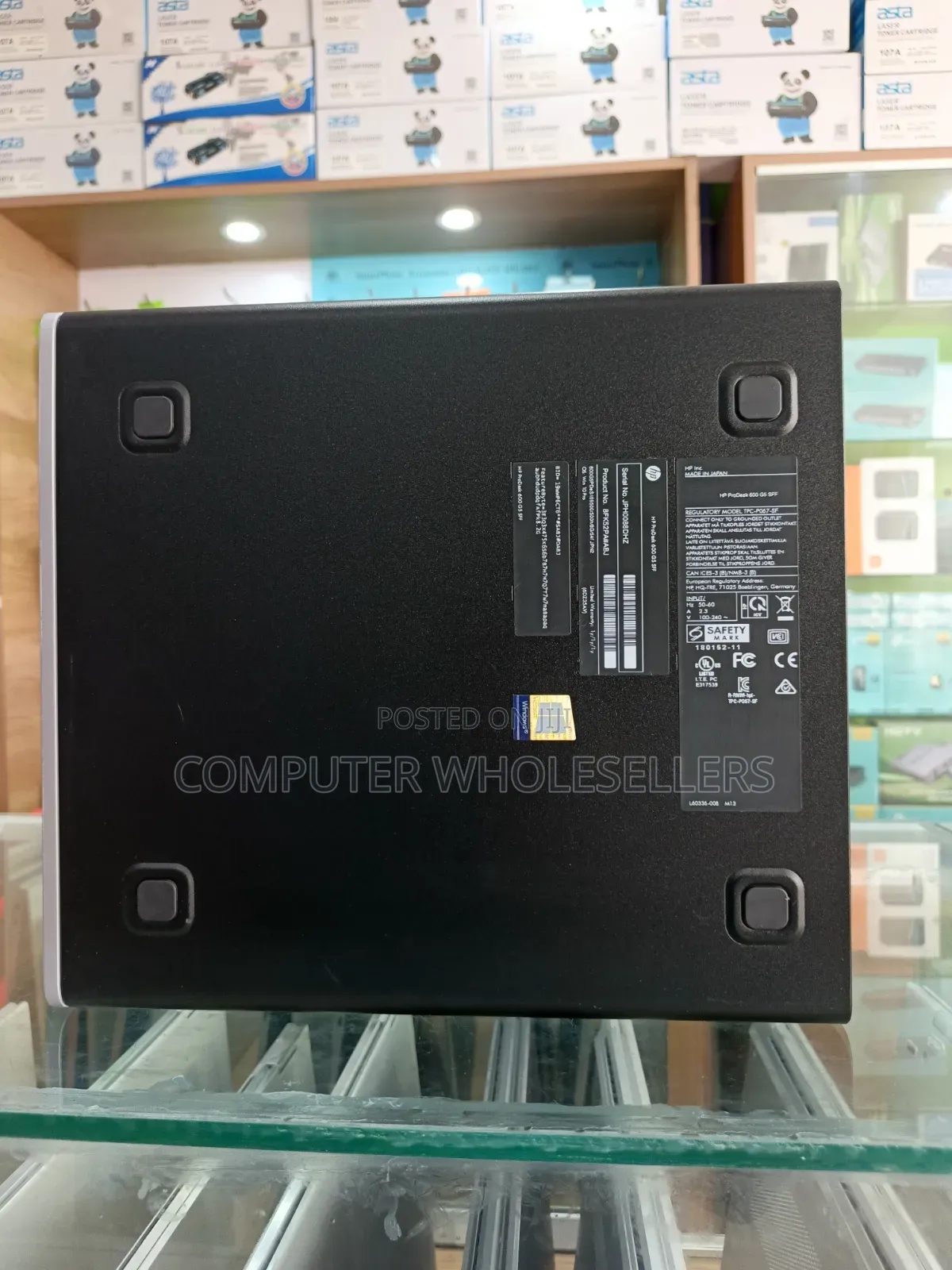 Desktop Computer HP ProDesk 600 G5 8GB Intel Core i5 HDD 500GB