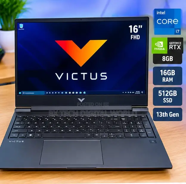 New Laptop HP Victus 16 16GB Intel Core i7 SSD 512GB