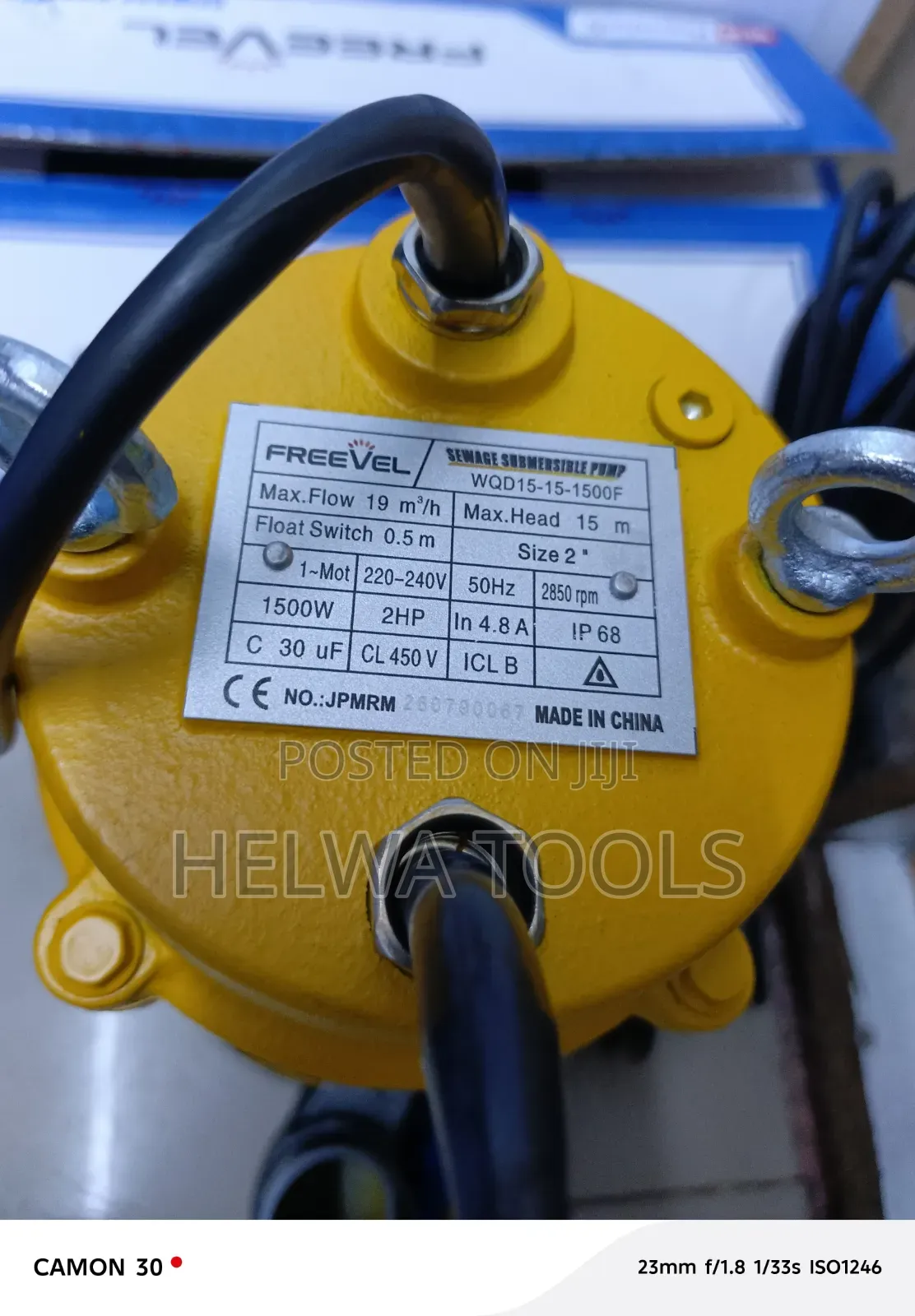 Sewage Submersible Pump (2Hp)