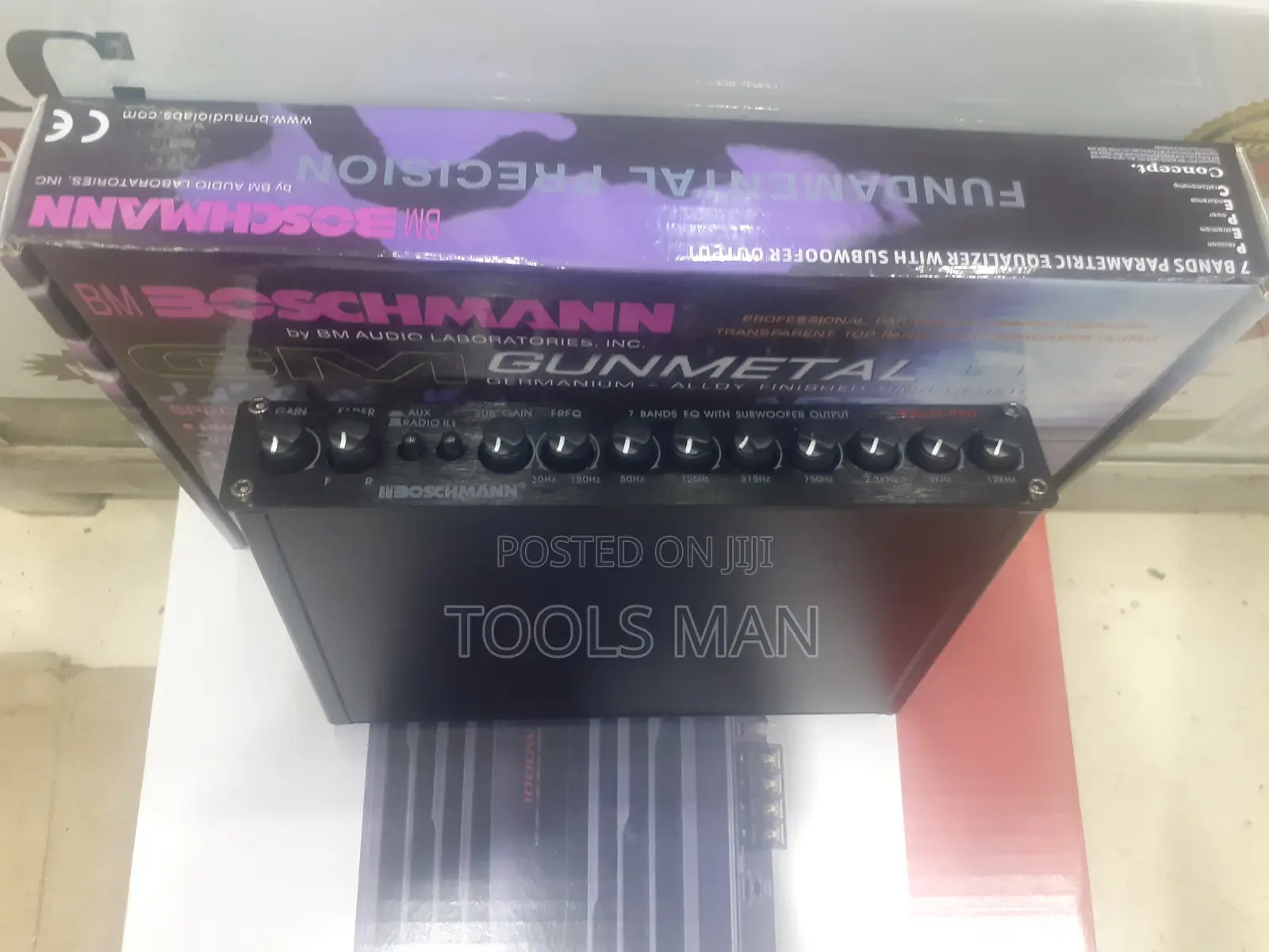 Boschmann EQX-75PRO Car Audio Equalizer Subwoofer Processor. 7 Band