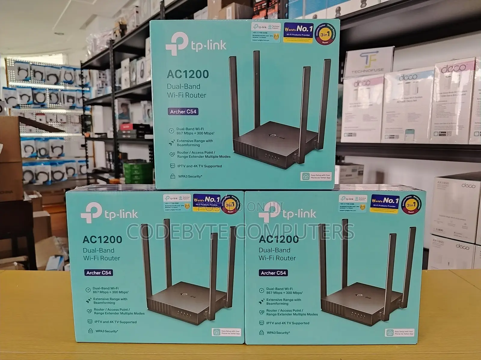 Tp Link Ac1200 Dualband Wifi Router Archer C54