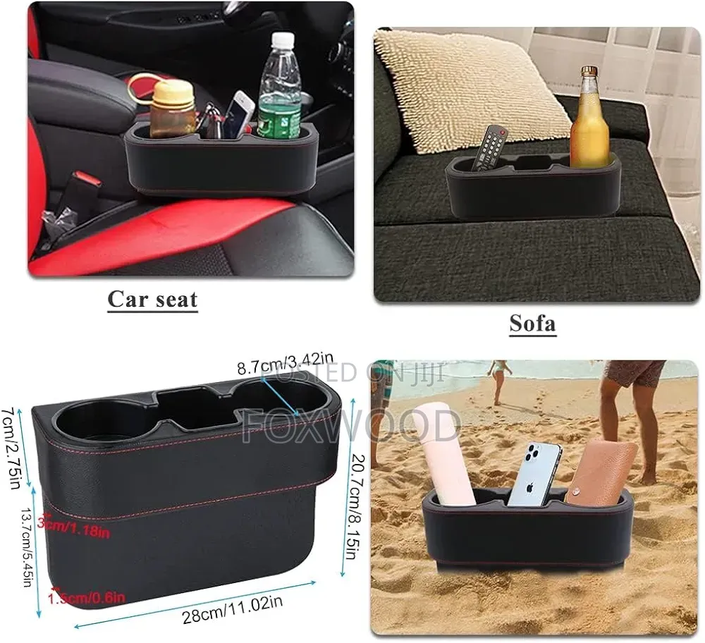 Car Cup Holder With Phone Holder Double Side Holders