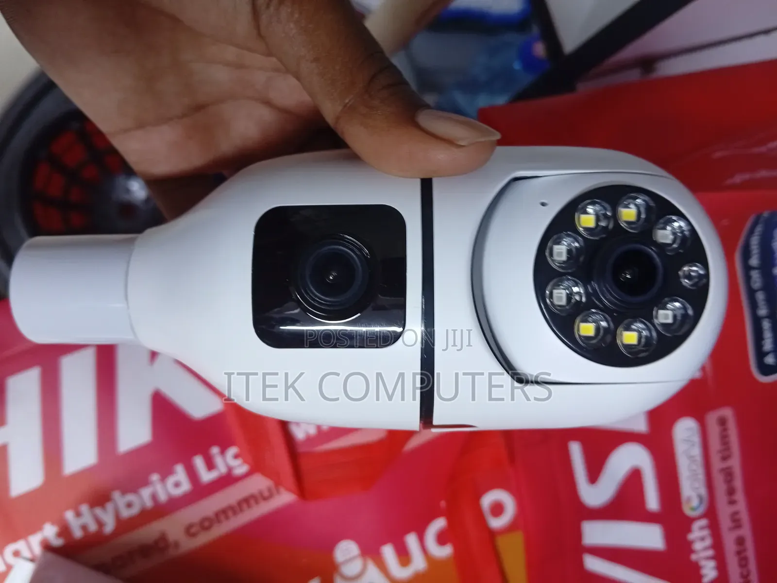 Smart Bulb CCTV Camera With Dual Lens WiFi