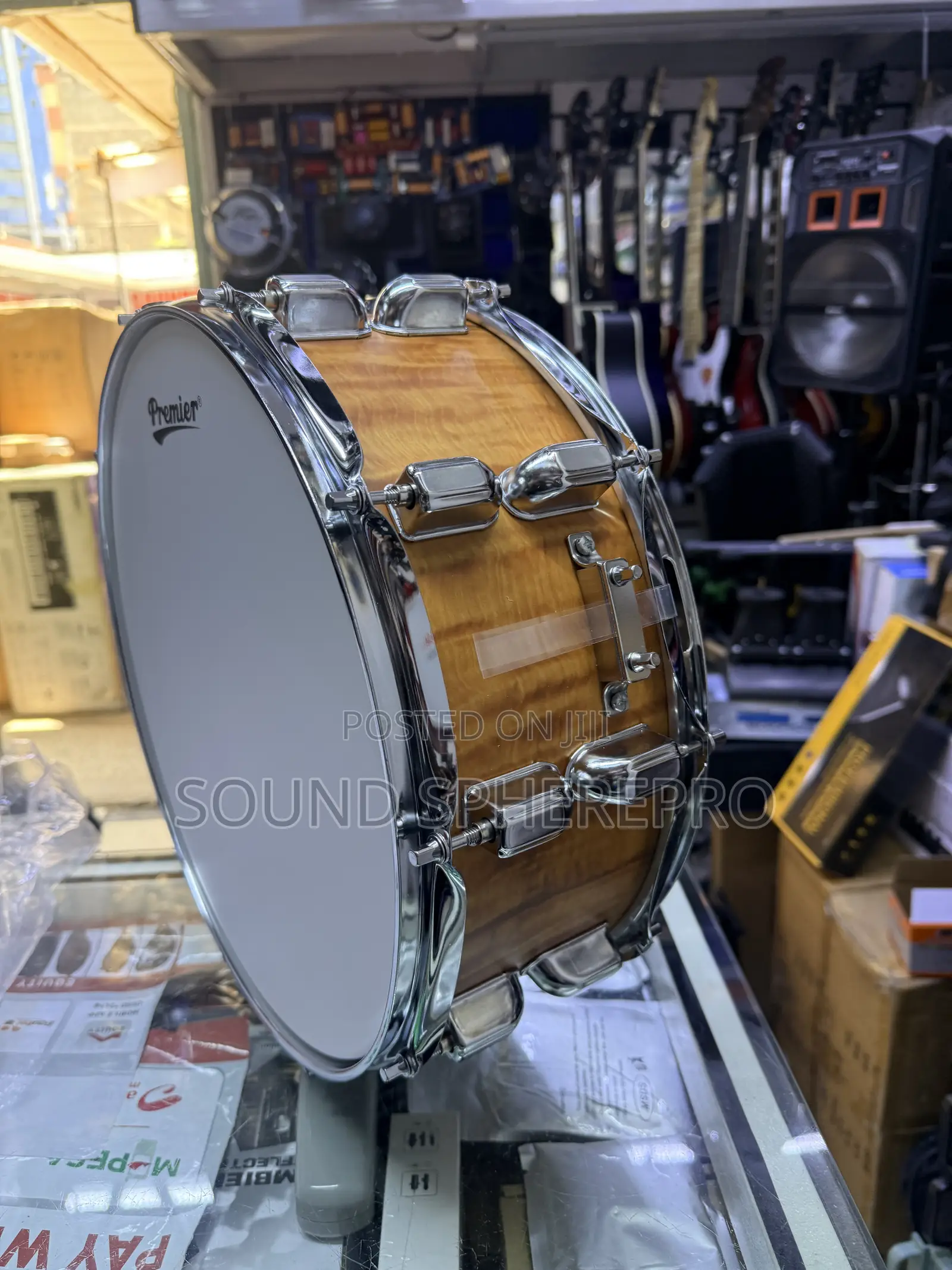 Premier Wooden 10 Lug Wooden Snare