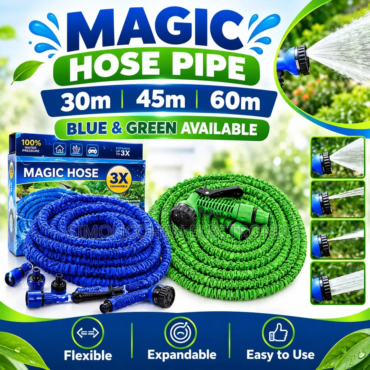60M Expandable Magic Hose Pipe
