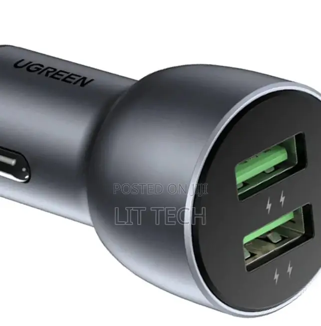 UGREEN 2-Port Fast Car Charger – CD213