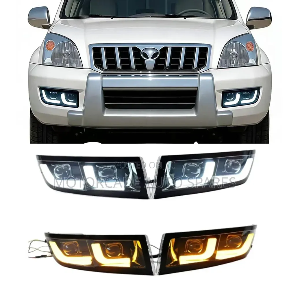 Toyota Landcruiser Prado J120 2008-2009 Led DRL Fog Lights