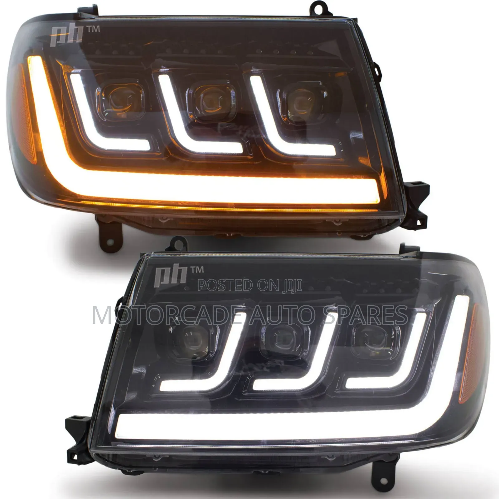 Toyota Landcruiser 100 Series Led DRL Fog Lights