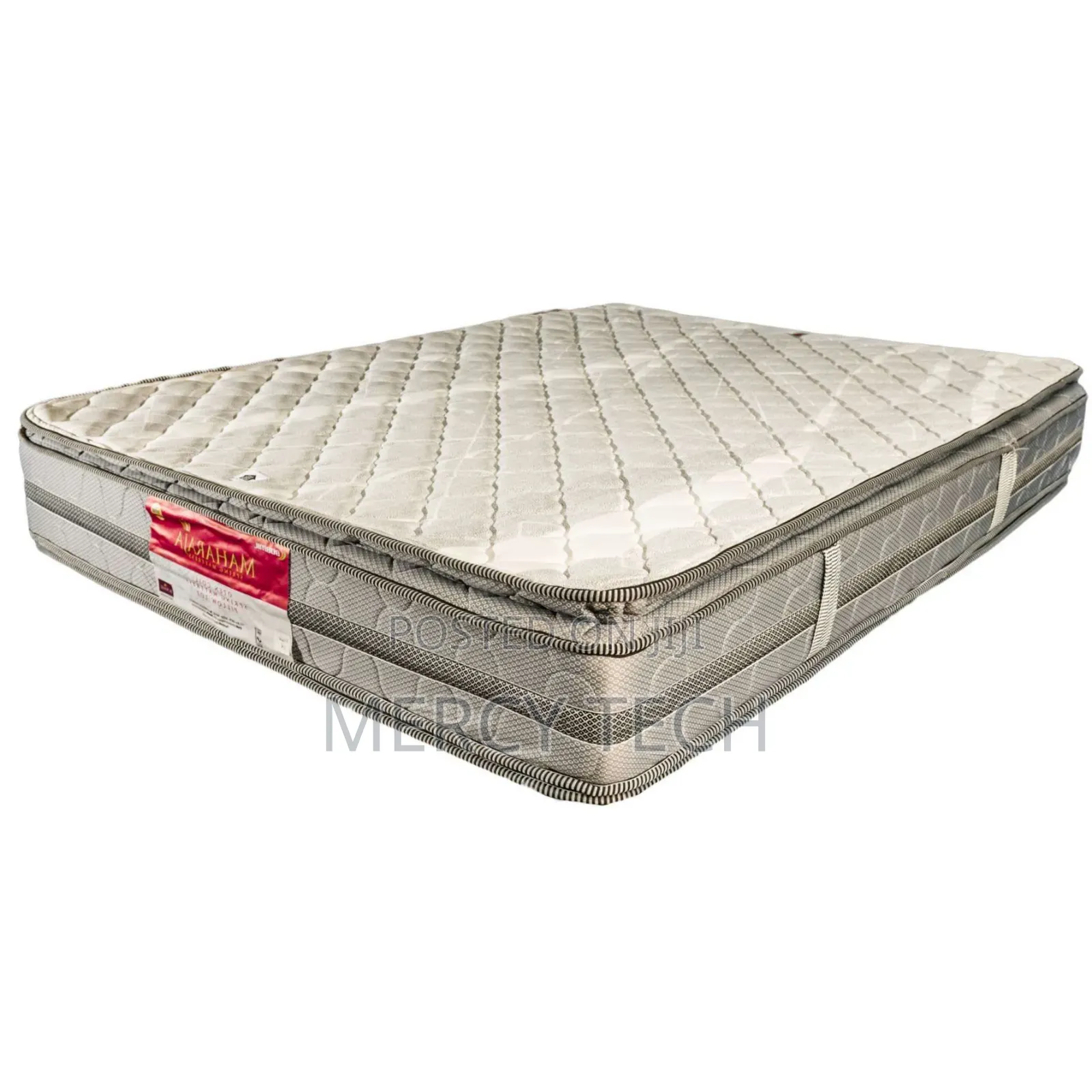 Orthopedic Spring Mattress (Grey, Firm, 35-65kg, 5x6/8")