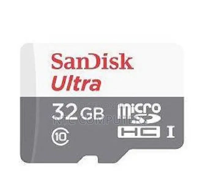 SanDisk Ultra 32GB microSDXC Up to 100mb/S Read A1 Performance Class