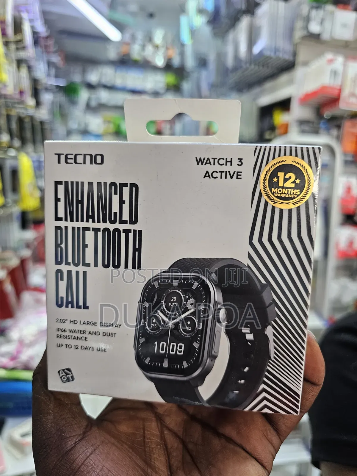 Tecno Smart Watch Advanced Bluetooth Calling Watch 3 Active