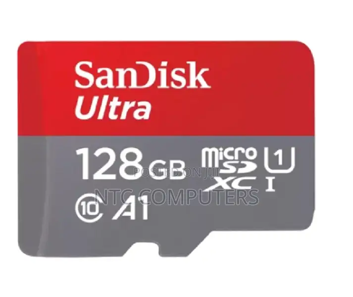 SanDisk Ultra 128GB microSDXC Up to 100mb/S Read A1 Performance Class