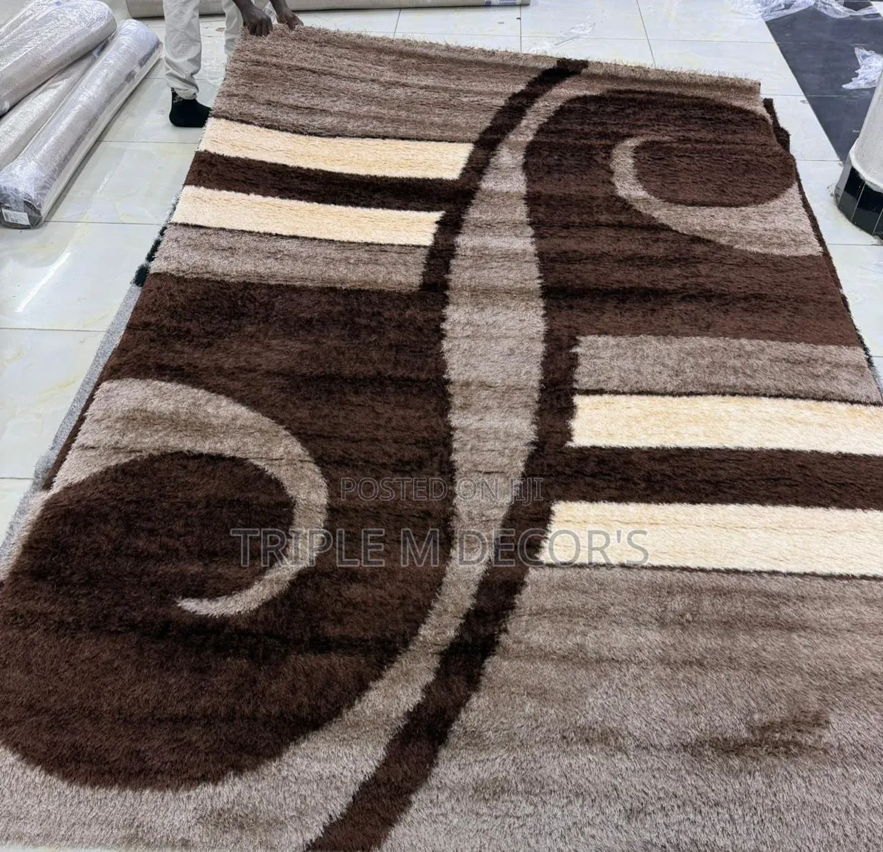Heavy Premium 5 by 8 Fluffy Carpet -Comfort Bedroom and Living Homes