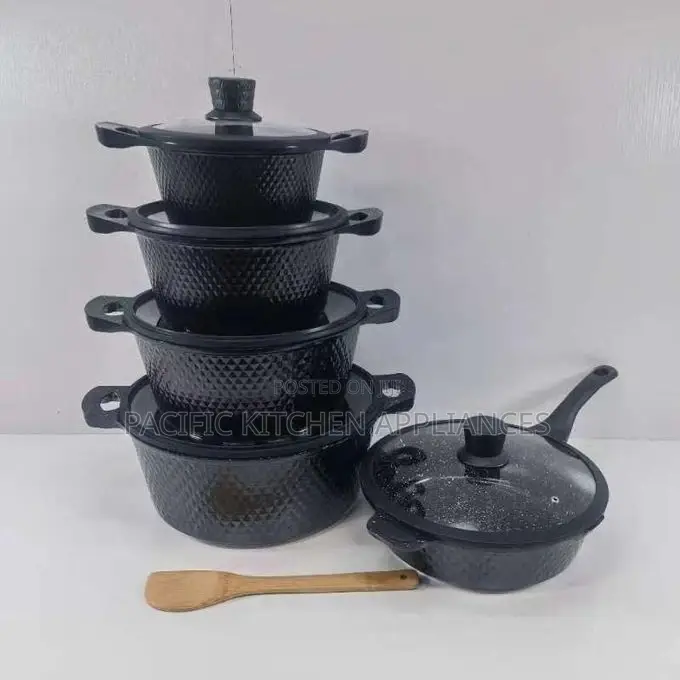 Bosch High Quality 11pc Cookware With Silicone Lid Covers