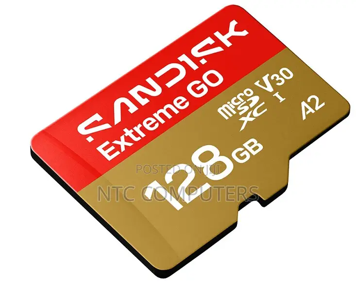 Sandisk Extreme GO 128GB Micro SDXC Upto 240mb/S Read V30 Video Speed