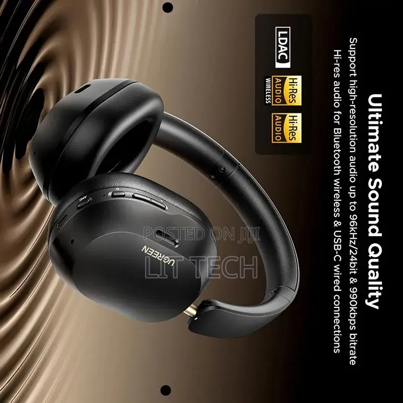 UGREEN HiTune Max5c Over-Ear Wireless Headphones Black – HP203