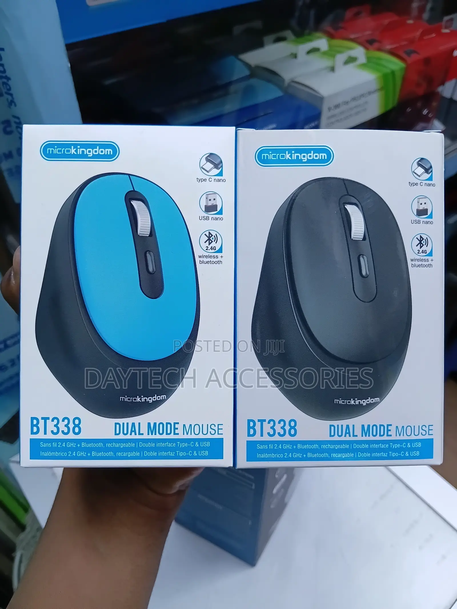 The Microkingdom BT338 Dual Mode Mouse Wireless Rechargeable Mouse