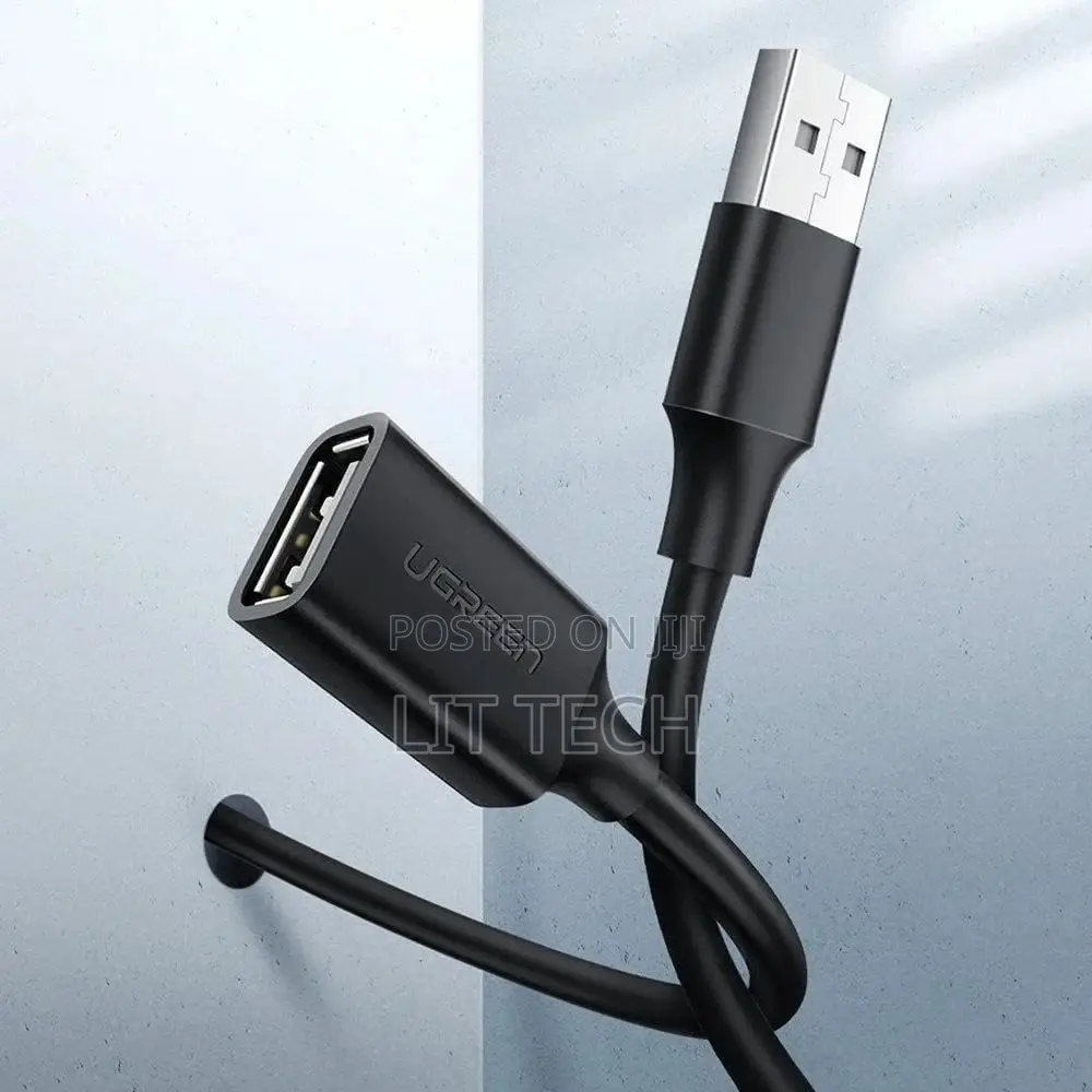 UGREEN 1.5m USB 2.0 Type-a Male to Female Extension Cable Black –US103