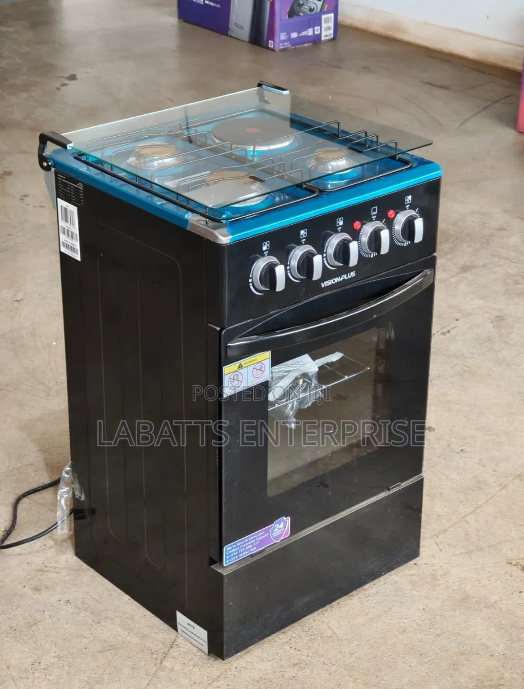 Vision 50×55 3+1 Full Gas Cooker – Modern Design for Everyday Cooking
