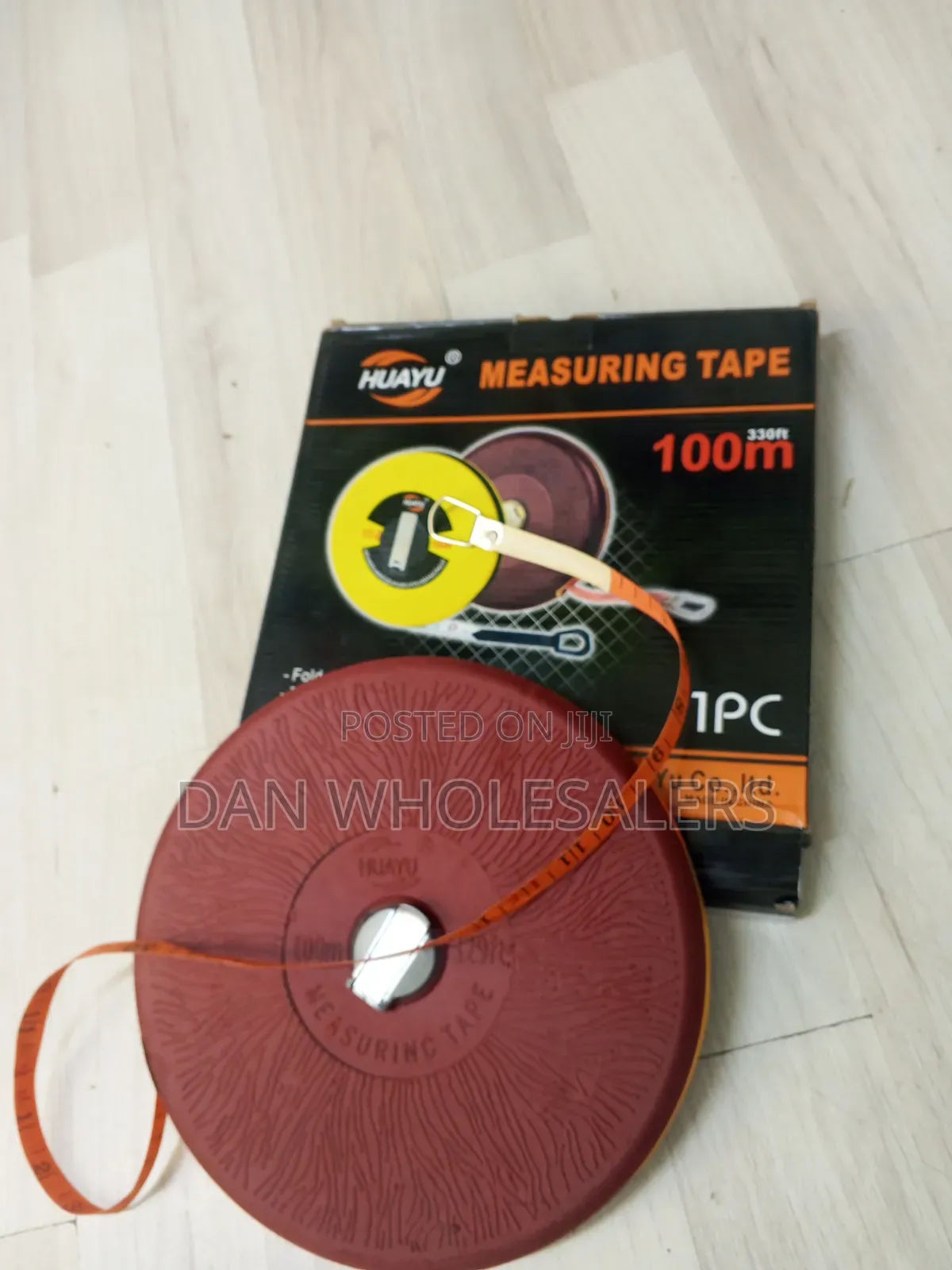 Long Distance Tape Measure 100m Foldable Rewinding Crank