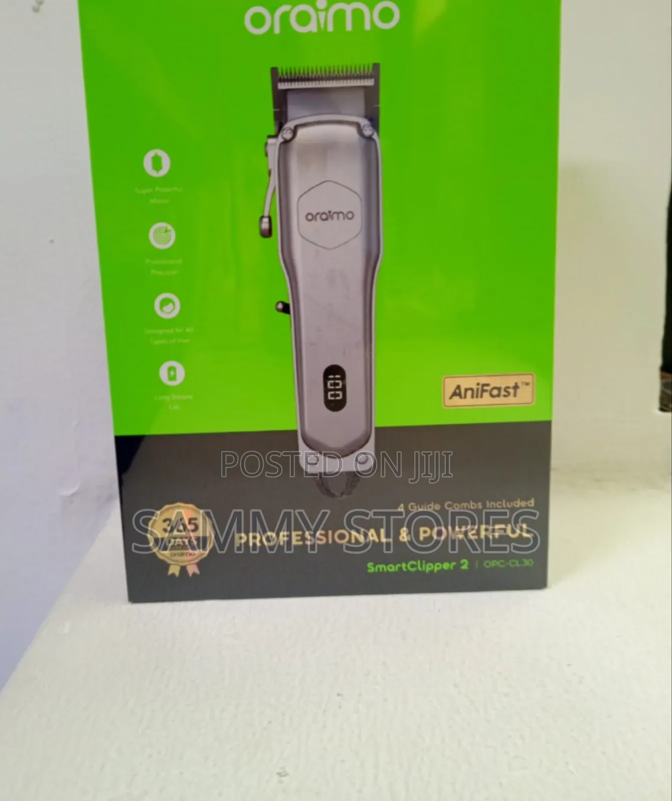 Oraimo Professional Cordless Hair Clipper With LED Display