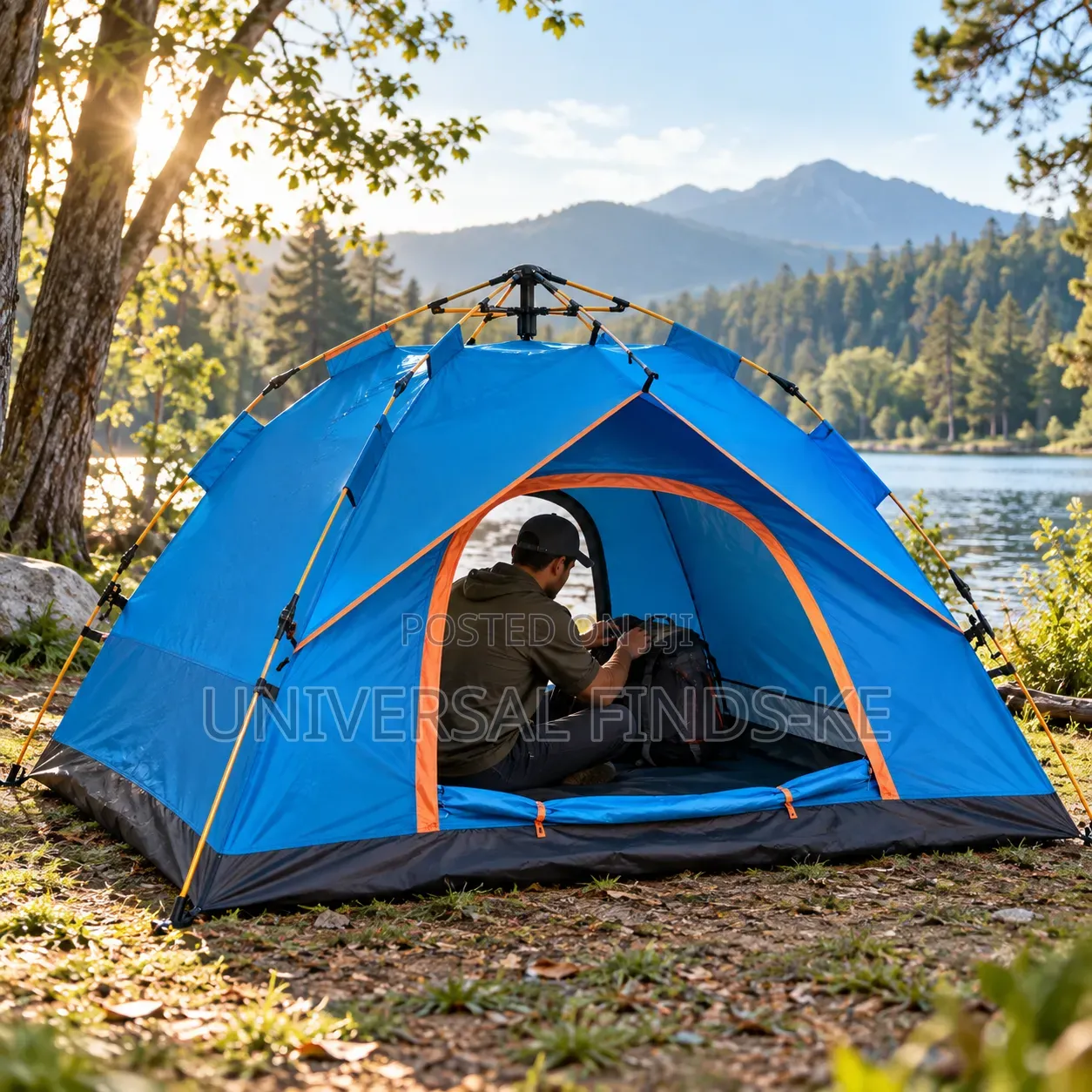 1–2 Man Camping Tent Outdoor Travel Hiking Portable Sleeping Shelter