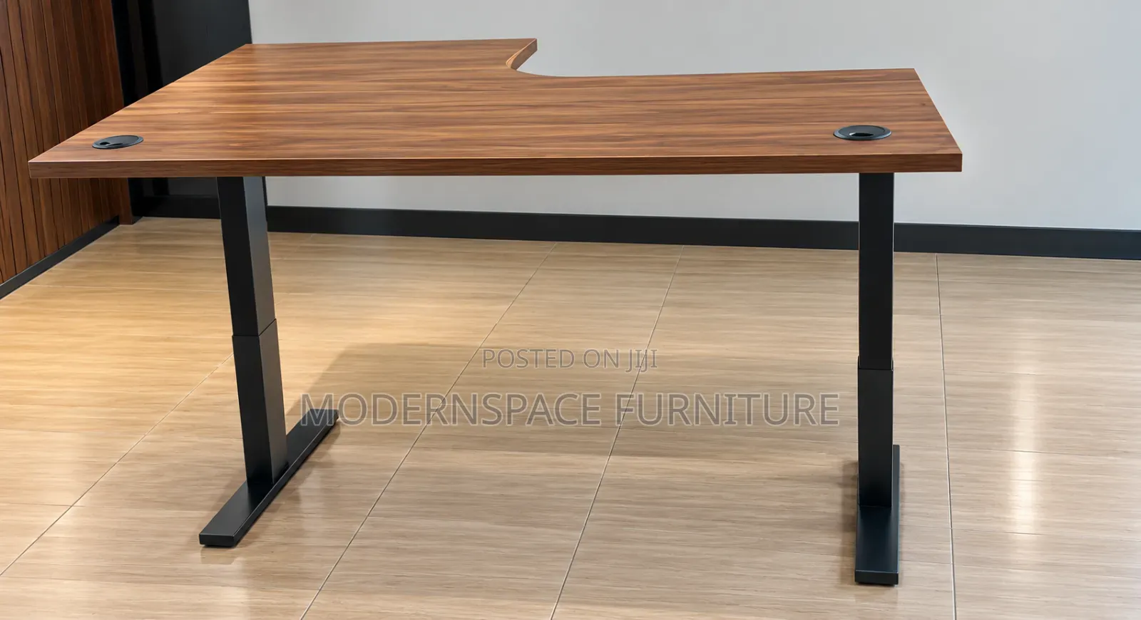 Electric Executive Office Desk | L-Shaped Computer Desk