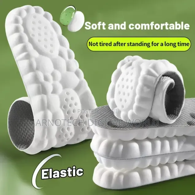 4D Shock-Absorption Orthopedic Sports Insoles