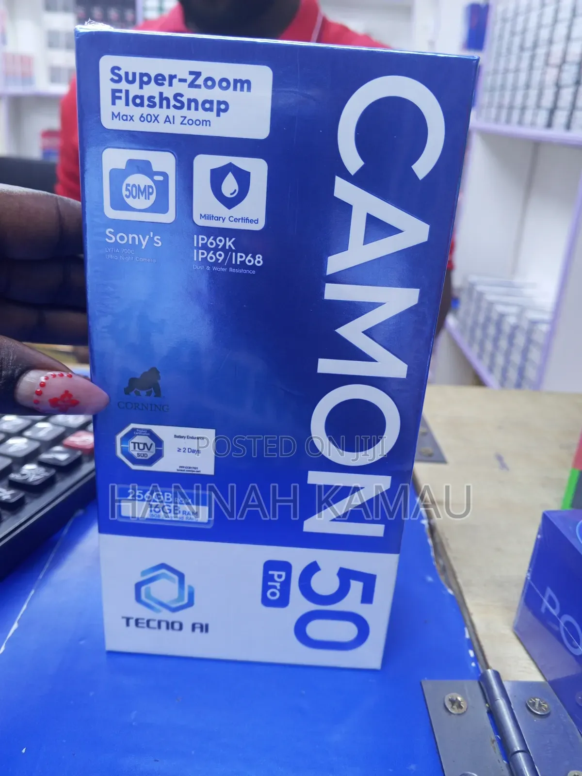 New Tecno Camon 50 Pro 256 GB Gray