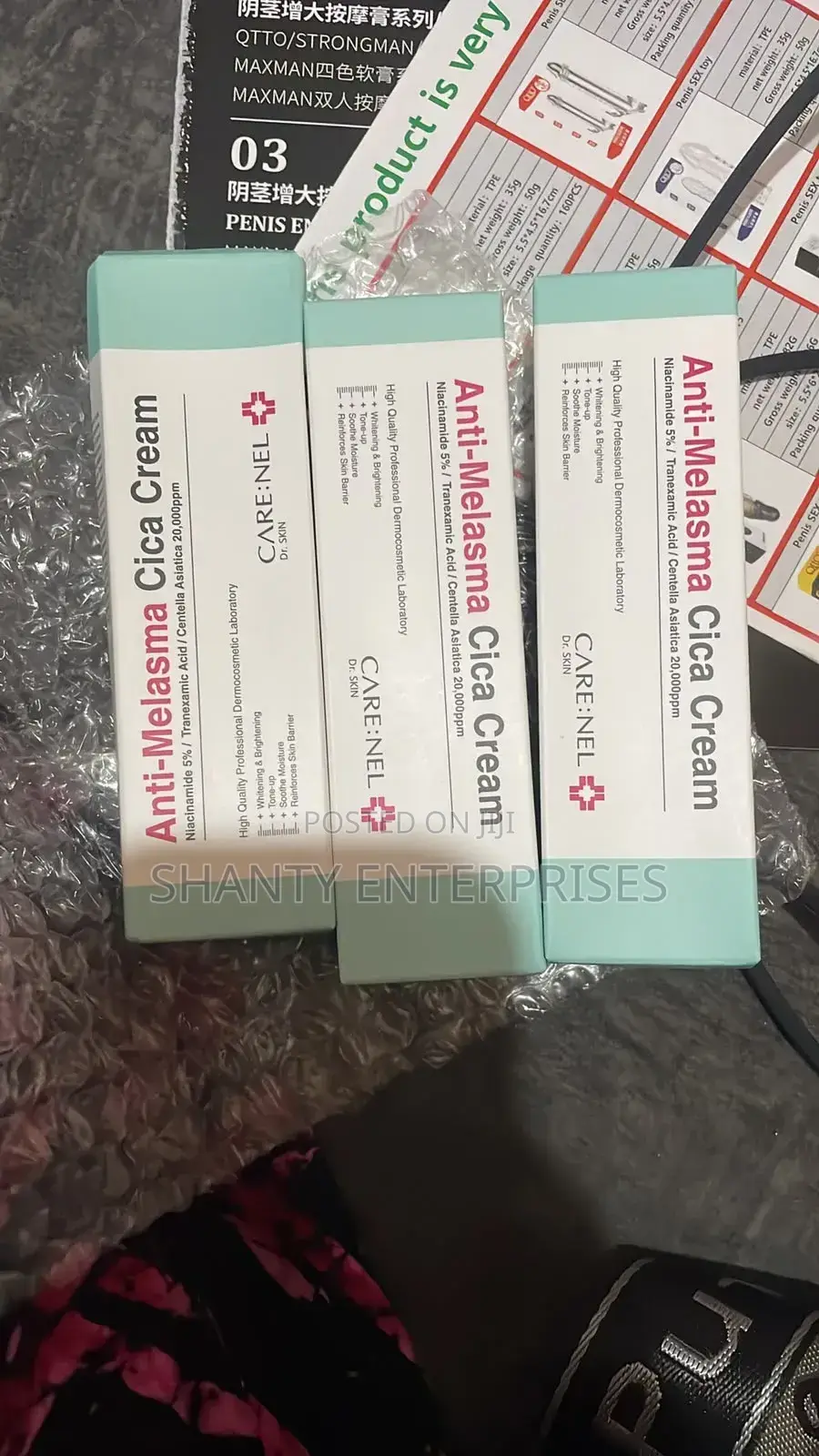 Anti Melasma Cica Cream With Niacinamid and Txa Acid